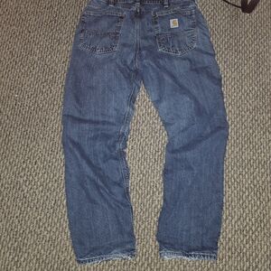 Carhartt Men’s Indigo Straight-Leg Work Jeans